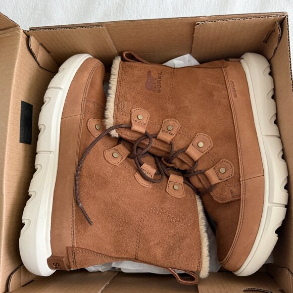 Sorel Explorer II Joan Faux Fur Waterproof Boots - Picture 5 of 7